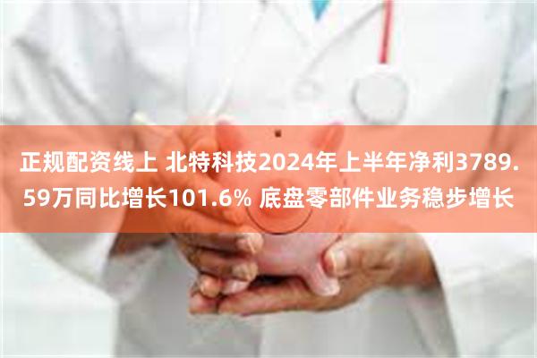 正规配资线上 北特科技2024年上半年净利3789.59万同比增长101.6% 底盘零部件业务稳步增长