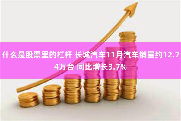 什么是股票里的杠杆 长城汽车11月汽车销量约12.74万台 同比增长3.7%