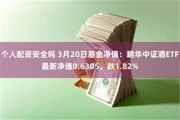 个人配资安全吗 3月20日基金净值：鹏华中证酒ETF最新净值0.6305，跌1.82%