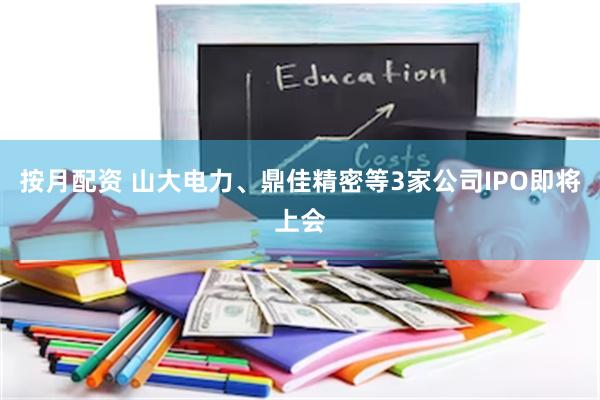 按月配资 山大电力、鼎佳精密等3家公司IPO即将上会