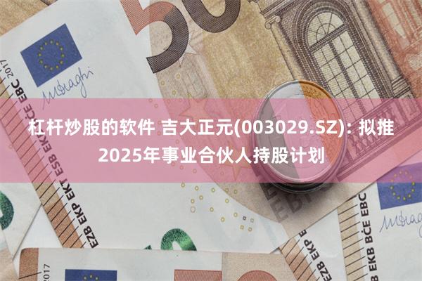 杠杆炒股的软件 吉大正元(003029.SZ): 拟推2025年事业合伙人持股计划