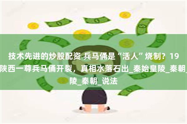 技术先进的炒股配资 兵马俑是“活人”烧制？1974年陕西一尊兵马俑开裂，真相水落石出_秦始皇陵_秦朝_说法